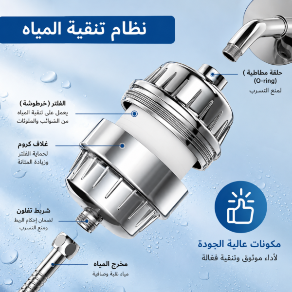 فلتر دش الرأس من FELMAR BEAUTY